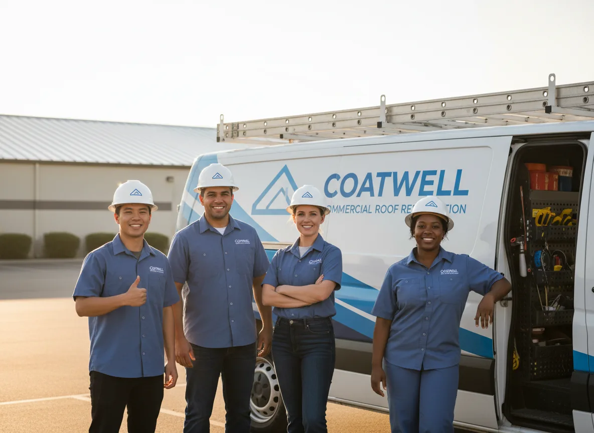 Commercial roof coating company in Minster, OH